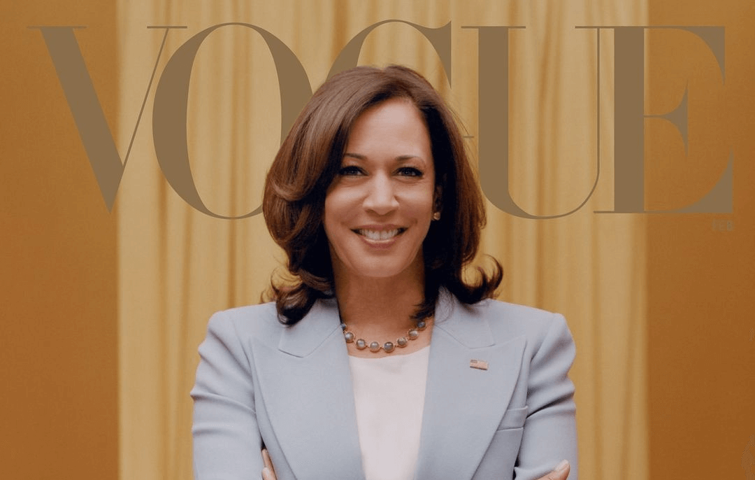 Kamala Harris é capa da famosa revista americana de moda Vogue