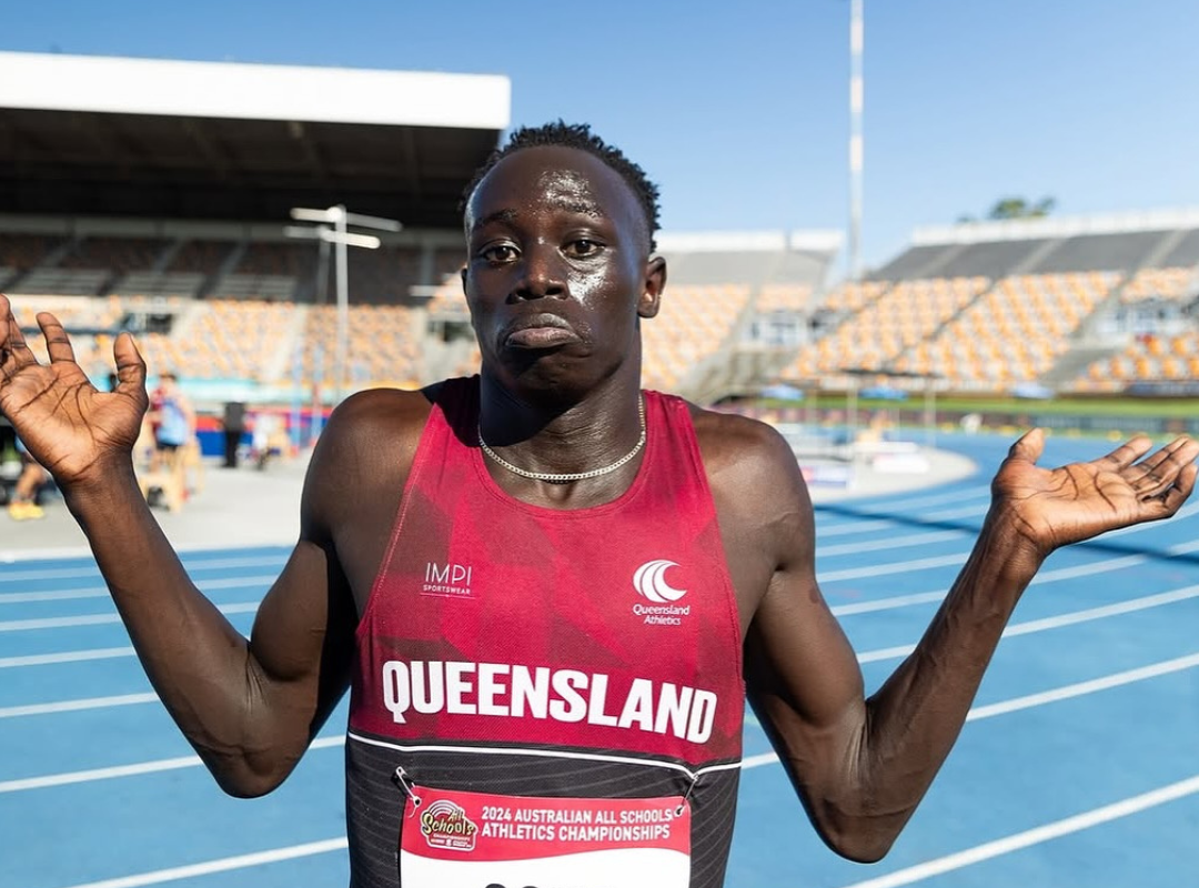 Jovem sudanês, de 16 anos, Gout Gout quebra recorde em atletismo australiano de 200m, cinco décadas após último recorde