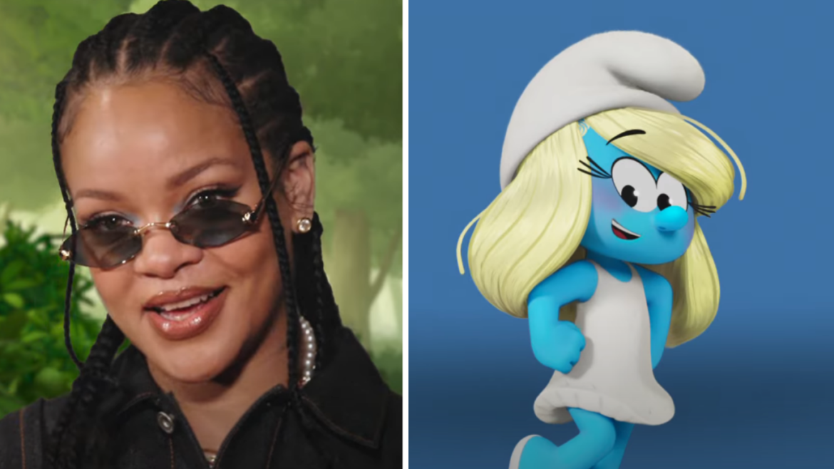 Rihanna está de volta nos cinemas, e vai estrelar no filme musical Smurfs dando voz ao personagem Smurfette.