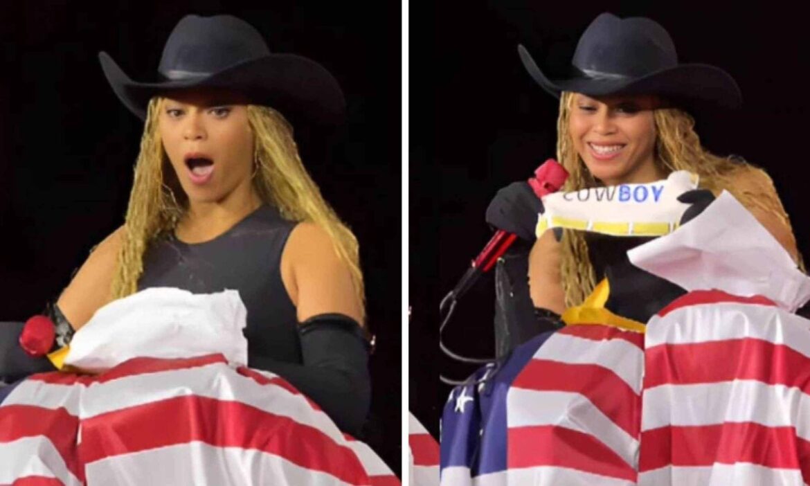 Beyoncé atende pedido de fã e faz chá revelação durante tourné “CowBoy Carter”