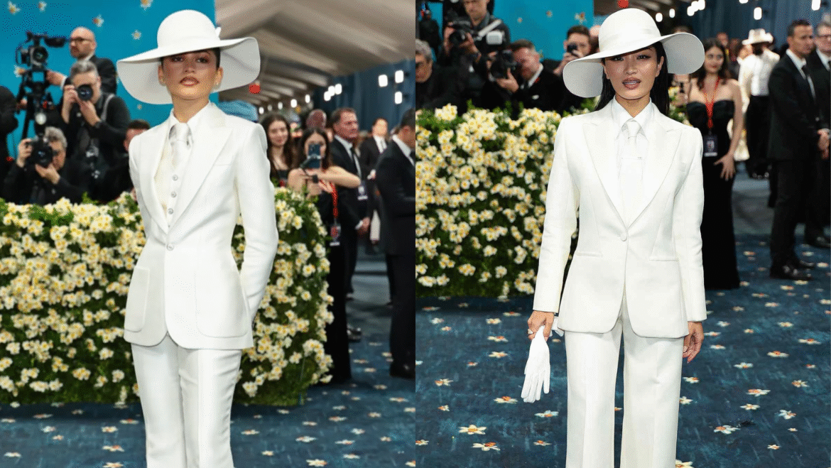 Duas actrizes, duas culturas, duas inspirações e um look: Actrizes Anna Sawai e Zendaya aparecem com looks semelhantes no Met Gala 2025