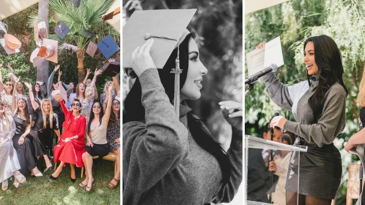 Kim Kardashian celebra conclusão da licenciatura em Direito aos 44 anos